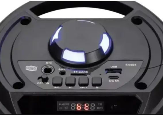 Портативна Bluetooth колонка зі світломузикою  S4406