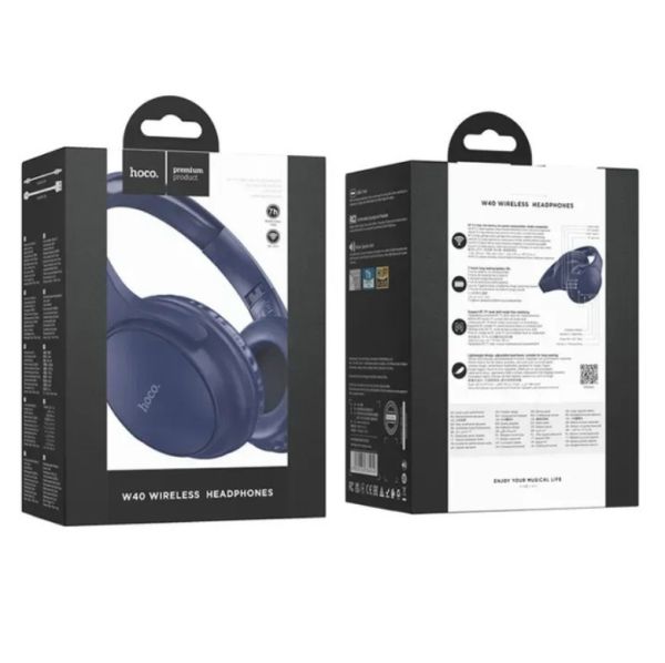 Навушники накладні бездротові HOCO W40 Mighty Black