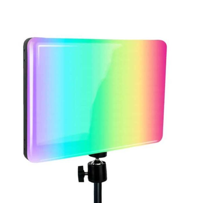 LED прожектор для фото-відео зйомки RGB  з пультом, відеосвітло