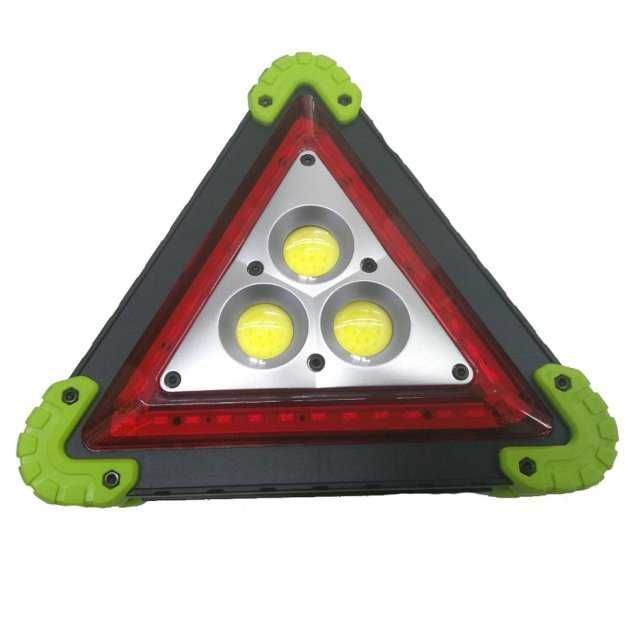 Акумуляторний  ліхтар прожектор LED 30W лампа аварійна, павербанк USB