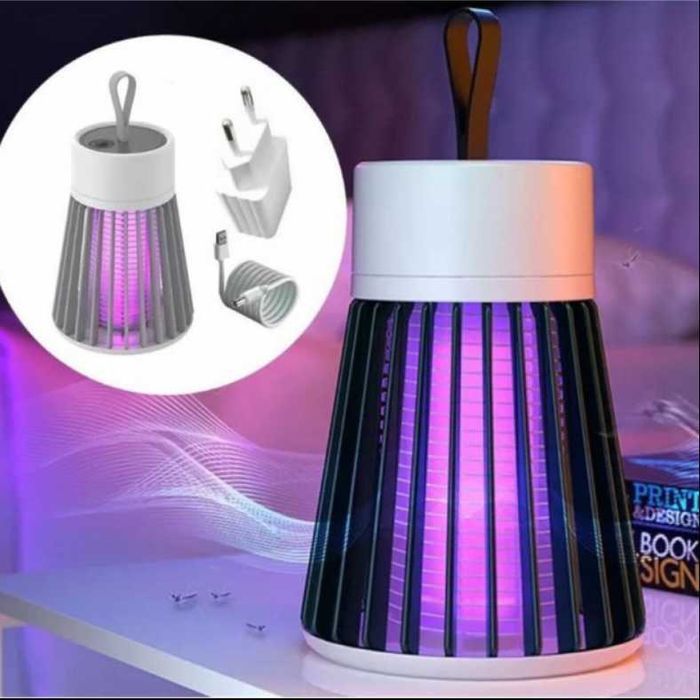 Mosquito Killer YG-002: Акумуляторний USB-Знищувач Комах 2-в-1 (UV + Нічник)