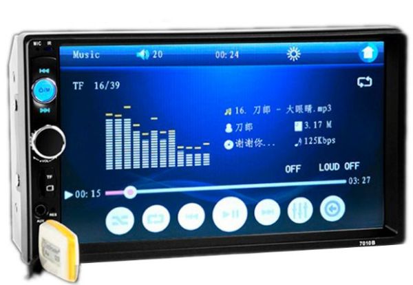 Автомагнітола Lesko 2DIN  сенсорний екран Bluetooth пульт