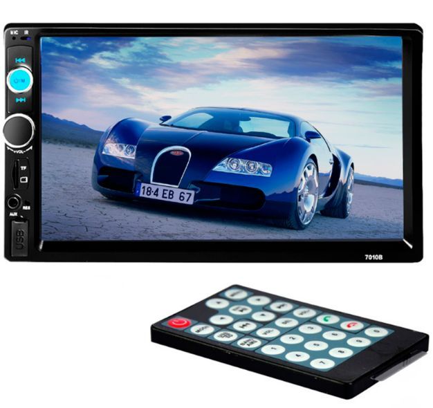 Автомагнітола Lesko 2DIN  сенсорний екран Bluetooth пульт