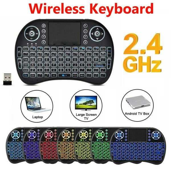 Безпровідна клавіатура з тачпадом для Smart-TV і Android, РС