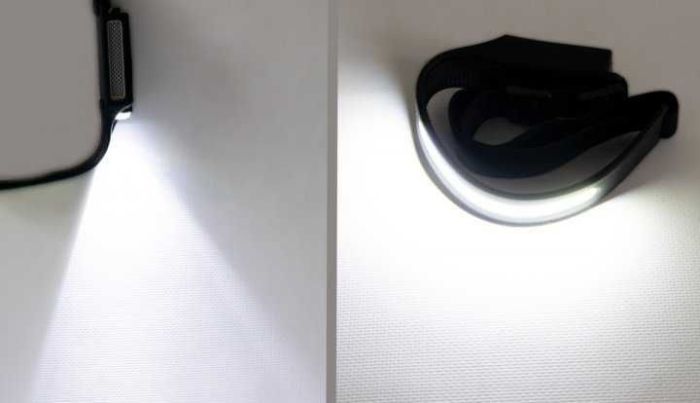 Налобний ліхтар акумуляторний з сенсором  Induction headlamp XPE+COB