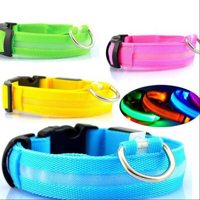 Нашийник з підсвічуванням для собак з LED стрічкою USB зарядкою