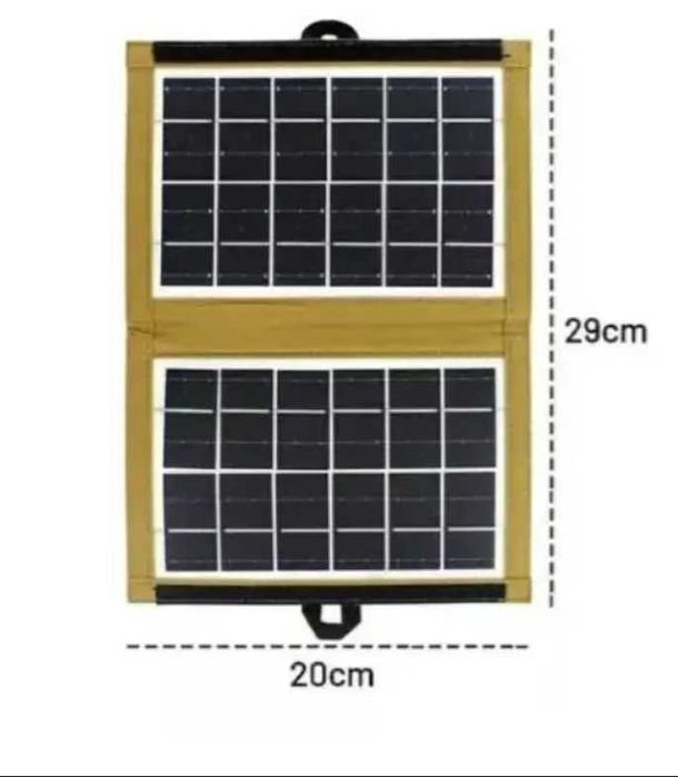 Портативна сонячна панель переносна складана з USB-виходом