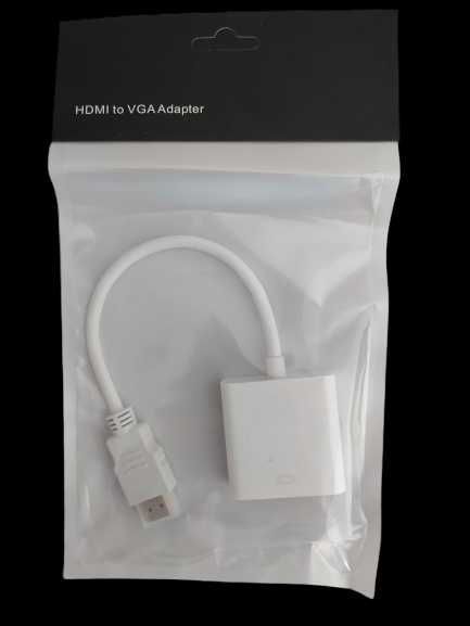 Перехідник HDMI - VGA конвертер адаптер HDMI to VGA Full HD 1920x1080