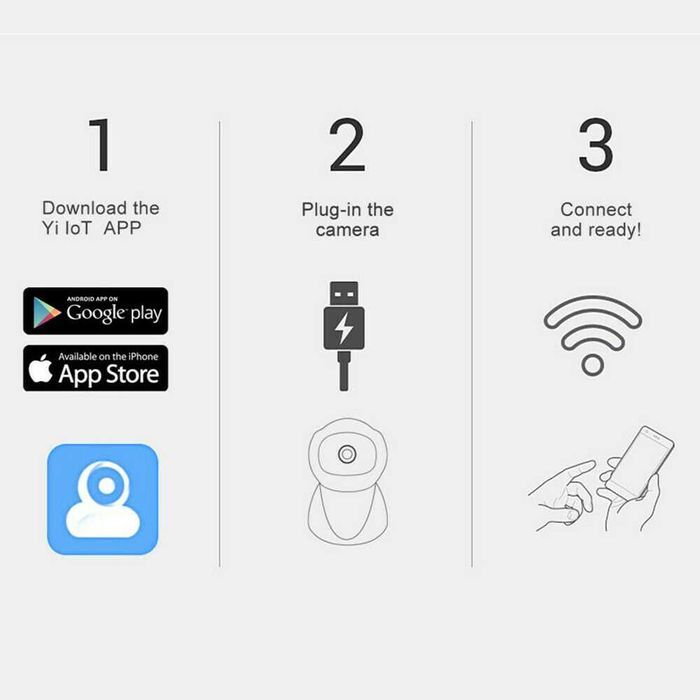 Поворотна Wi-Fi камера-лампочка 360° відеоняня, нічна зйомка