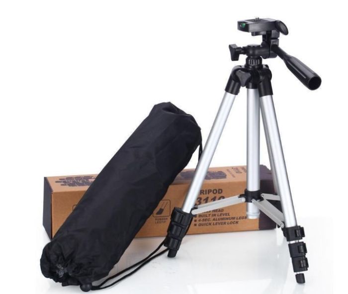 Штатив для лазерного рівня металевий+ кріплення для телефону