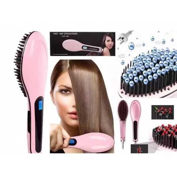 Електричний гребінець-вирівнювач Fast Hair Straightener HQT 906
