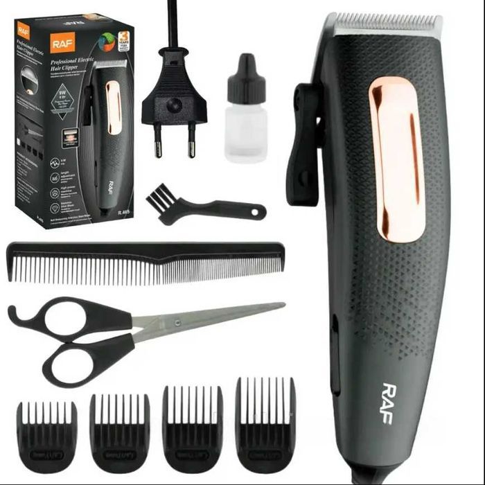 Машинка для стрижки волосся провідна, RAF R 465 з насадками для бороди