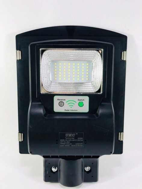 Вуличний ліхтар на стовп t 1VPP з пультом і датчиком руху