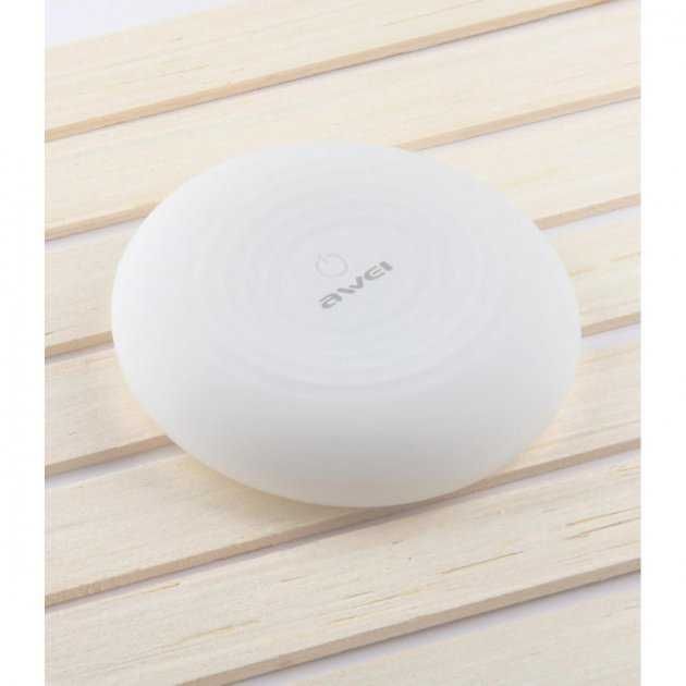 Бездротова зарядка з підсвічуванням 7 кольорів 10W 7 COLOR AWEI W7