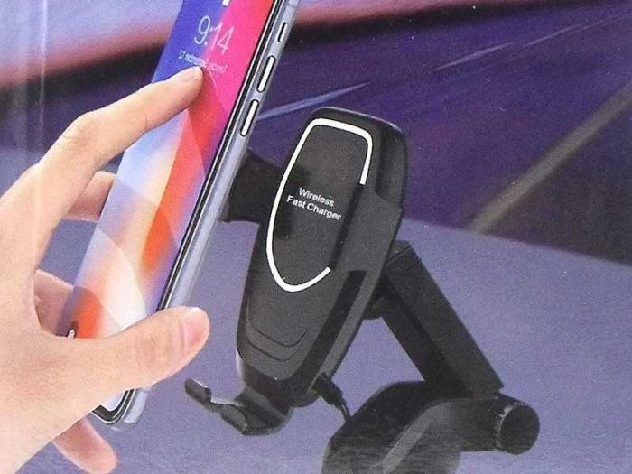 Автотримач THF-K80  із Бездротовою Зарядкою Qi