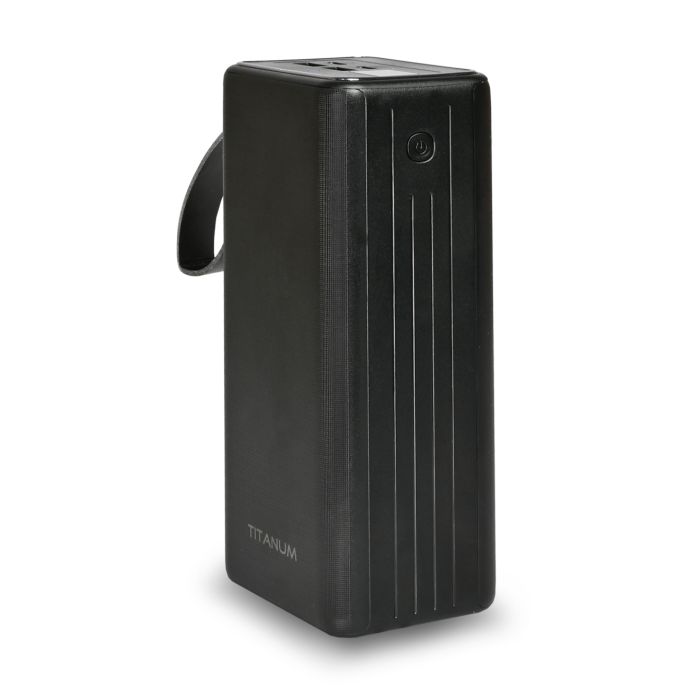 Повербанк 40000mAh TITANUM SP04P PD65W Black PowerBank Зовнішній аккумулятор