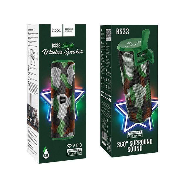 Портативна колонка HOCO BS33 Voice Sports Wireless Speaker Bluetooth Camouflage 