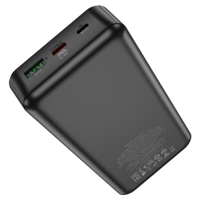 Павербанк HOCO J102A Cool 20000mAh 20W PD/QC Black