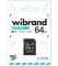 Карта пам'яті Wibrand 64Gb microSDXC (UHS-1) class 10