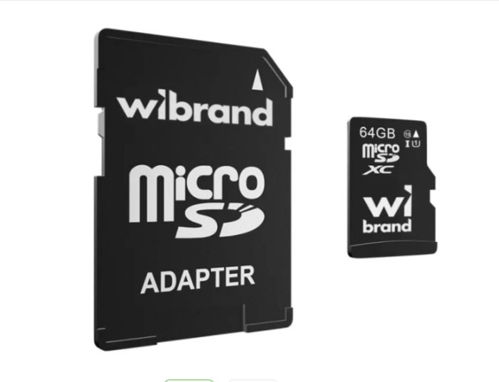 Карта пам'яті Wibrand 64Gb microSDXC (UHS-1) class 10