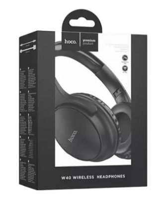 Навушники накладні бездротові HOCO W40 Mighty Black