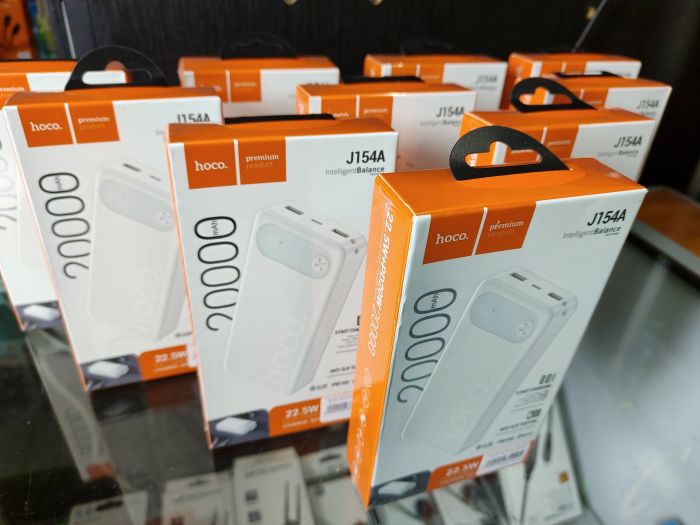 Павербанки HOCO J154A 20000 QC3.0+PD 22.5W (білий)
