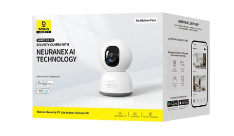 Розумна Wi-Fi камера Baseus Security P1 Lite 3MP (2K) AI Tracking