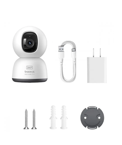 Розумна Wi-Fi камера Baseus Security P1 Lite 3MP (2K) AI Tracking