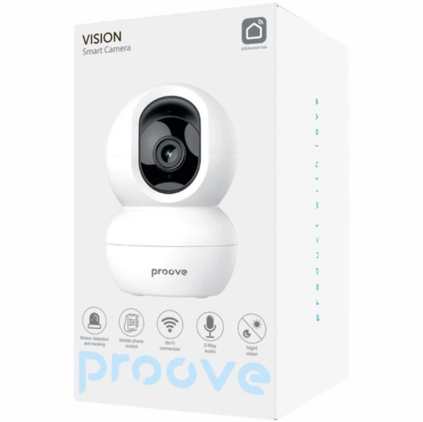 Розумна Wi-Fi камера Proove Vision 3MP (2K) Smart Home
