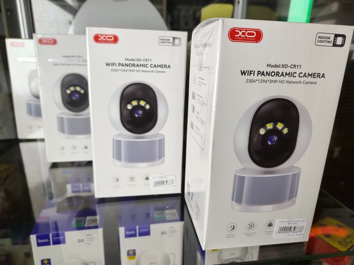 Розумна Wi-Fi камера XO CR11 3MP (2K) Color Night Vision