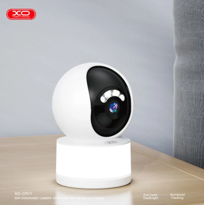 Розумна Wi-Fi камера XO CR11 3MP (2K) Color Night Vision