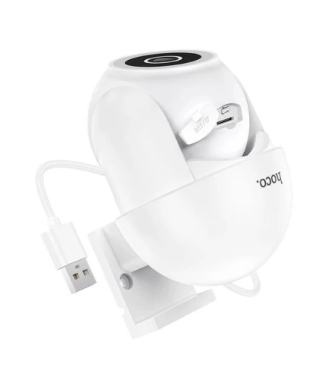 Розумна Wi-Fi камера HOCO D2 зовнішня PTZ 3MP (2K) Smart Life