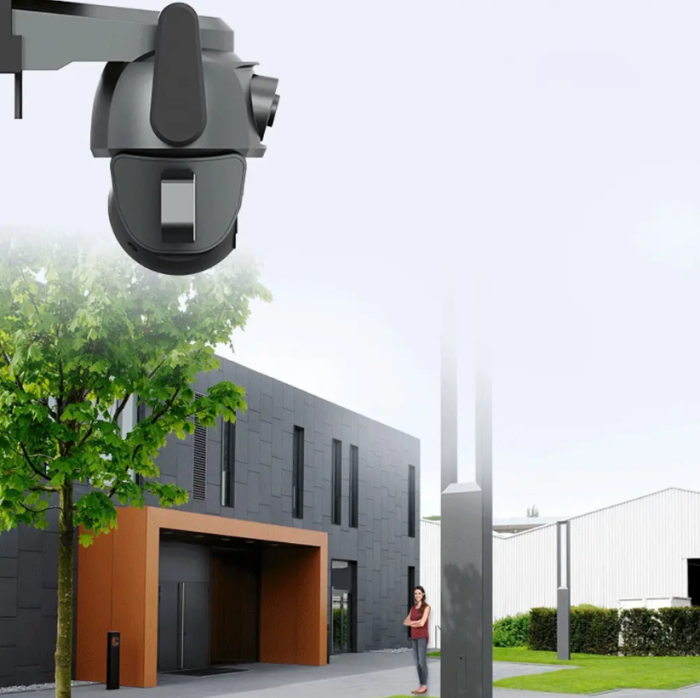 Вулична IP-камера XO CR04 Robot Dual Screen 4MP Wi-Fi IP66