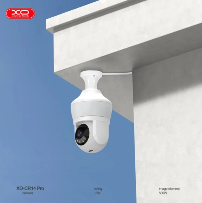 Камера-лампочка XO CR14 Pro Premium 5MP (3K) Wi-Fi/Bluetooth