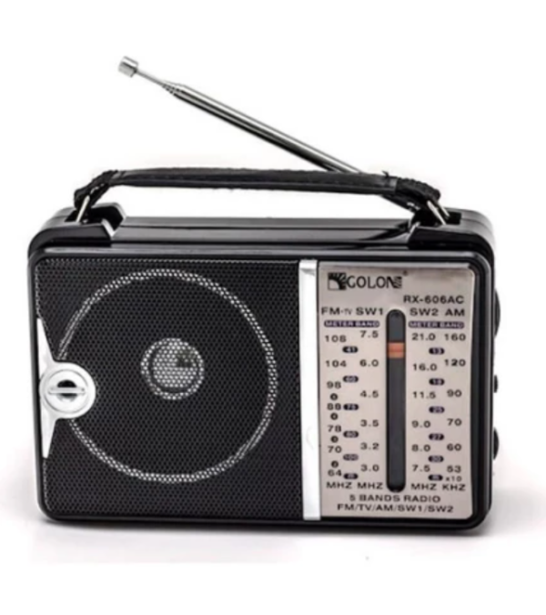 РАДІОПРИЙМАЧ GOLON RX-606AC (FM/AM/SW1-2) — УНІВЕРСАЛЬНЕ ЖИВЛЕННЯ