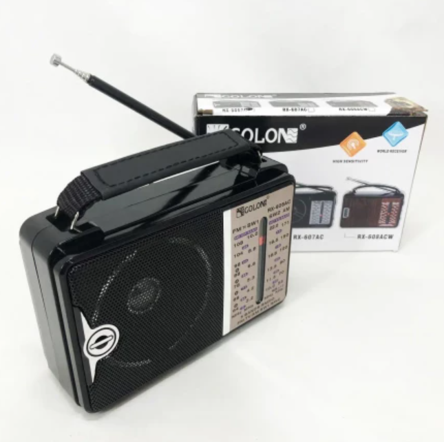 РАДІОПРИЙМАЧ GOLON RX-606AC (FM/AM/SW1-2) — УНІВЕРСАЛЬНЕ ЖИВЛЕННЯ