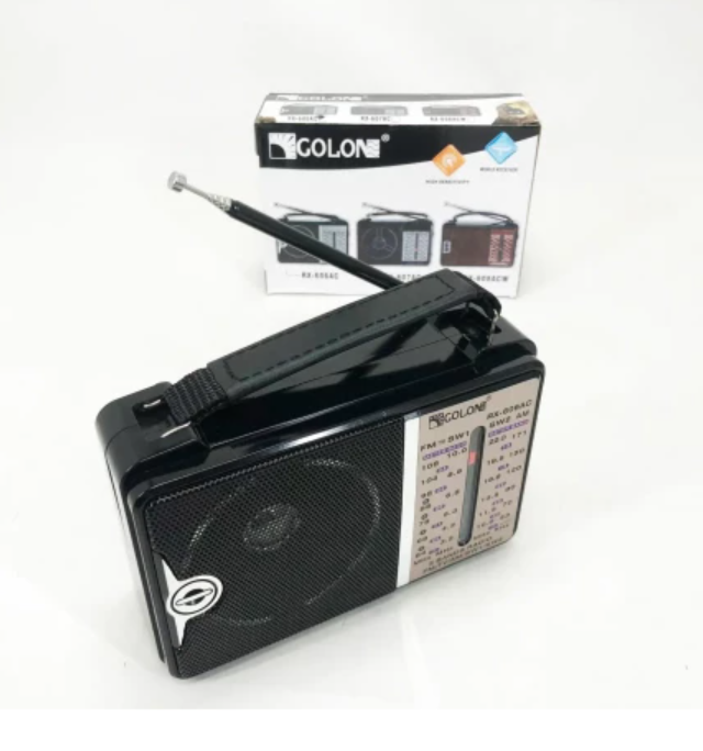 РАДІОПРИЙМАЧ GOLON RX-606AC (FM/AM/SW1-2) — УНІВЕРСАЛЬНЕ ЖИВЛЕННЯ