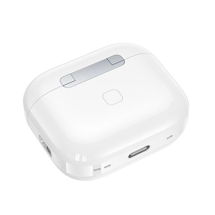Бездротові Bluetooth навушники Hoco EW87 із сенсорним дисплеєм, білі