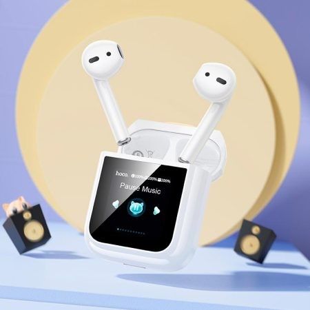 Бездротові Bluetooth навушники Hoco EW86 із сенсорним дисплеєм