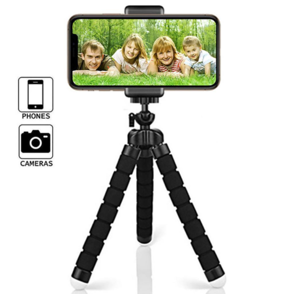 Гнучкий штатив тримач тринога восьминіг для телефона трипод штатив павук для смартфона, відеокамери, фотоапарата