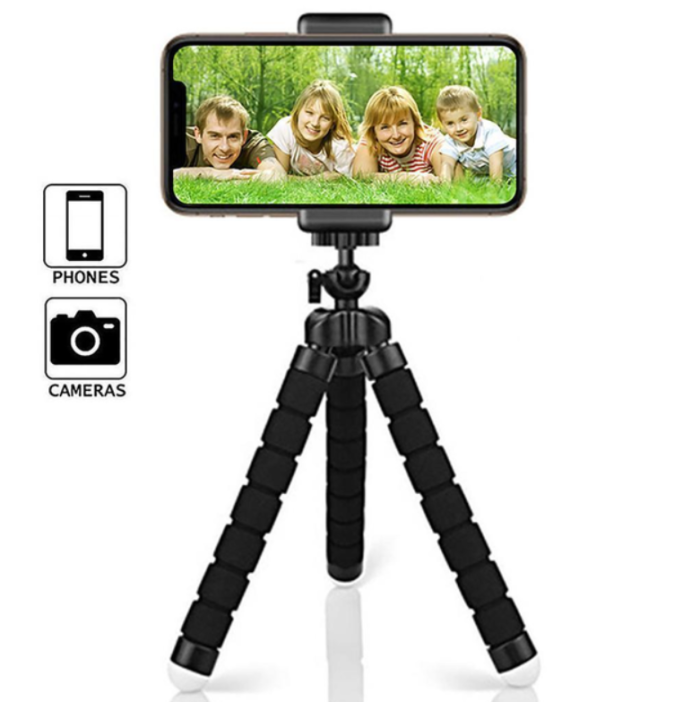 Гнучкий штатив тримач тринога восьминіг для телефона трипод штатив павук для смартфона, відеокамери, фотоапарата