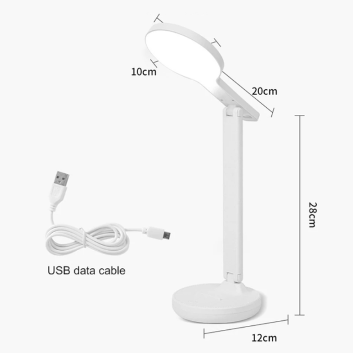 Bailong BL-3201: Акумуляторна LED-Лампа-Трансформер 360° Настільна лампа Bailong BL-3201
