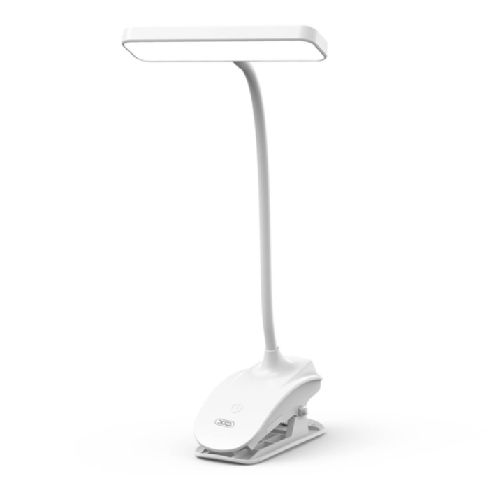 Настільна акумуляторна лампа XO OZ06 800 мАч від 6 до 30 годин роботи White