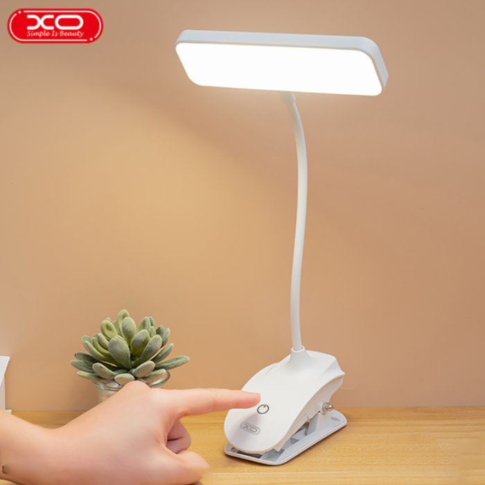 Настільна акумуляторна лампа XO OZ06 800 мАч від 6 до 30 годин роботи White