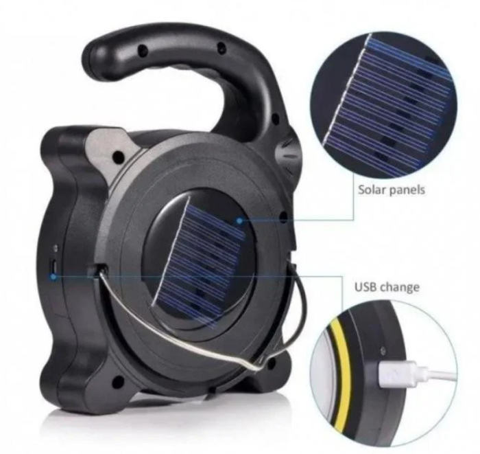 FORLIFE FL-3130: Багаторежимний LED-Ліхтар з Сонячною Панеллю