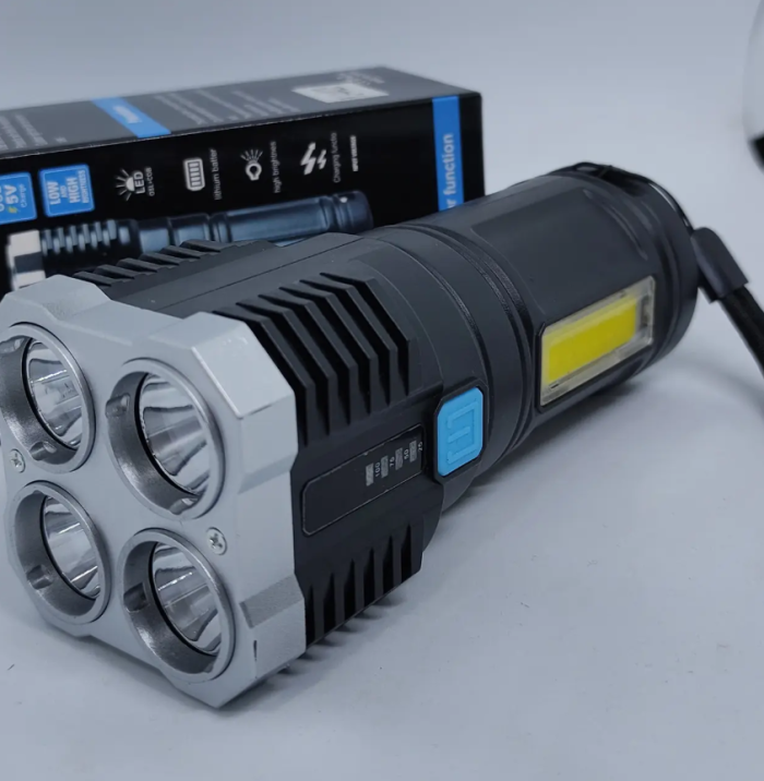 Ручний ліхтар-прожектор з подвійним світлом та IP65 Usams L-S03