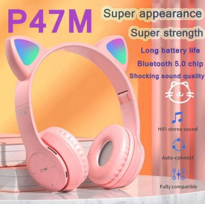 Навушники Bluetooth ВУШКИ CATear P47M LED