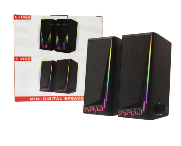 Акустична система E-1066  2.0 з RGB підсвічуванням