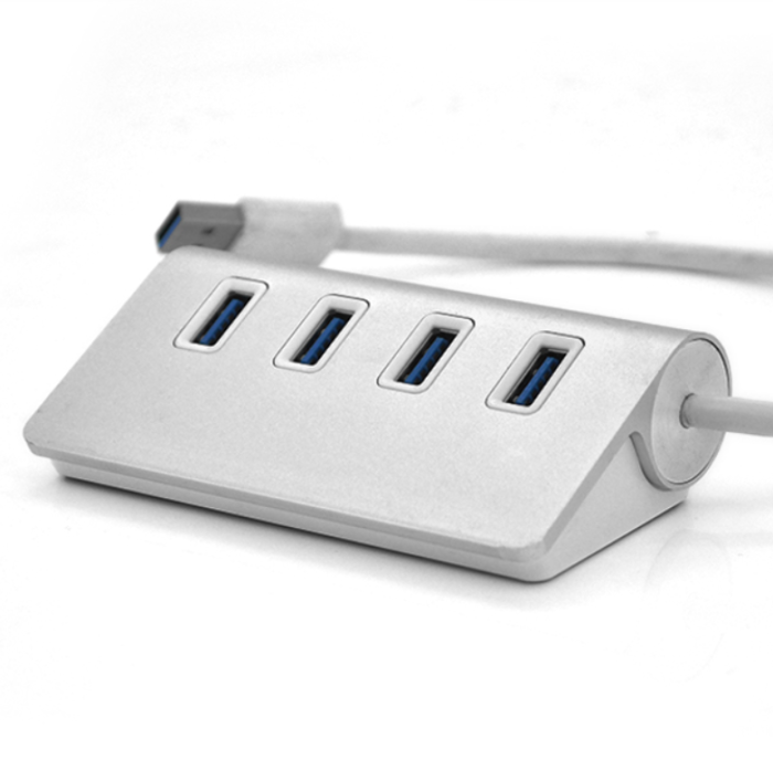 USB-Хаб  4 порти USB 3.0  Алюміній