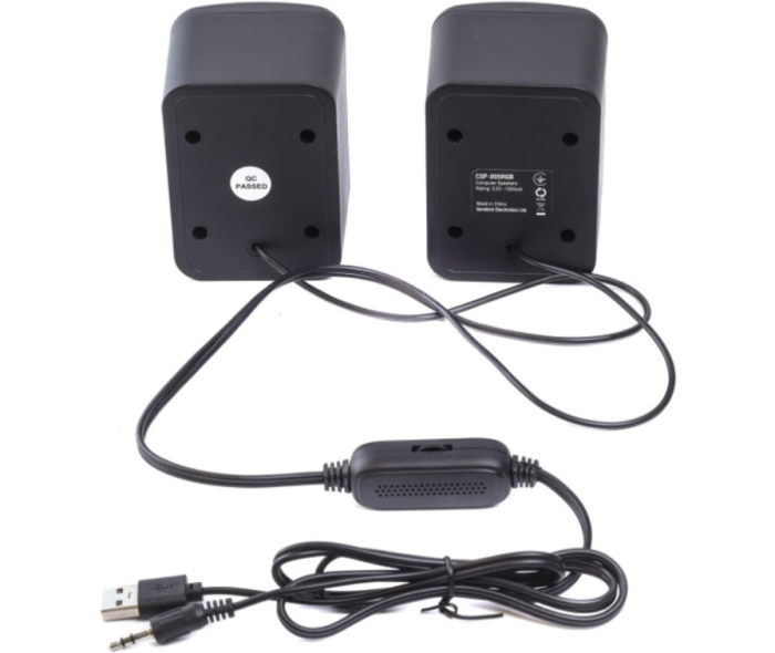 Акустична система Maxxter RGB CSP-U005  2.0 з RGB підсвічуванням